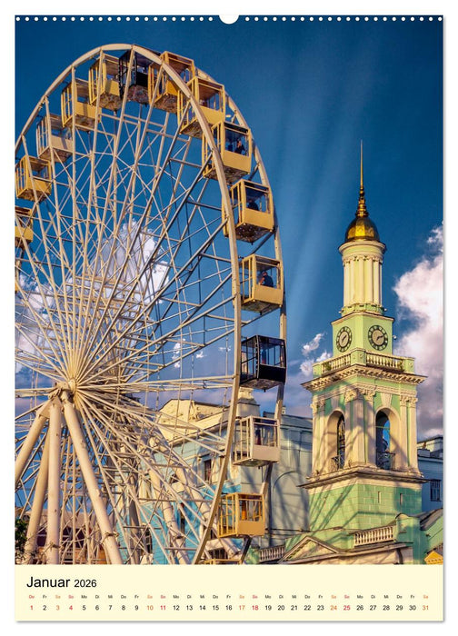 Riesenrad - hoch hinaus (CALVENDO Premium Wandkalender 2026)
