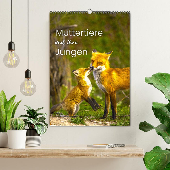 Muttertiere und ihre Jungen (CALVENDO Wandkalender 2026)