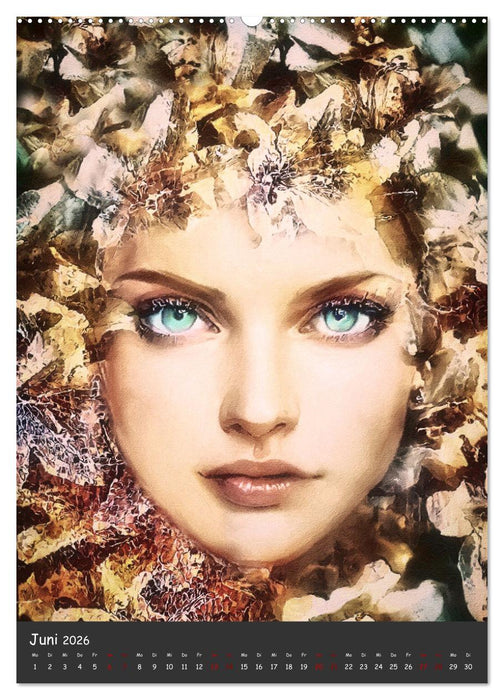Verträumte Frauen (CALVENDO Wandkalender 2026)