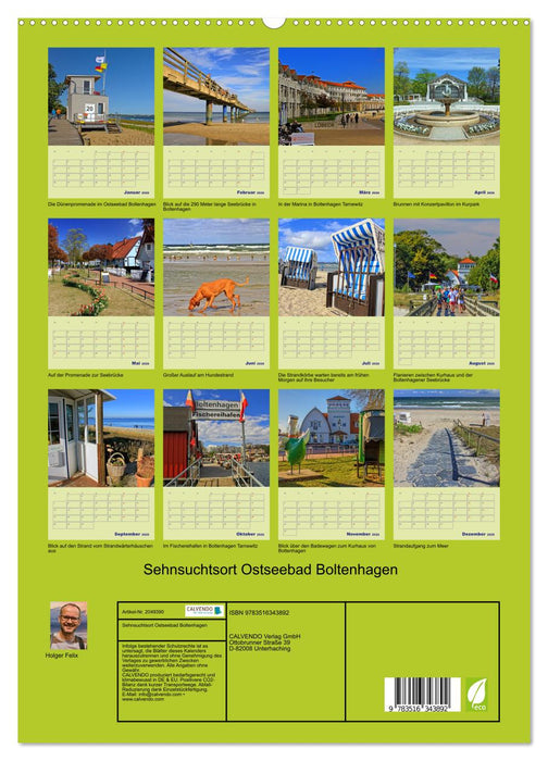 Sehnsuchtsort Ostseebad Boltenhagen (CALVENDO Premium Wandkalender 2026)