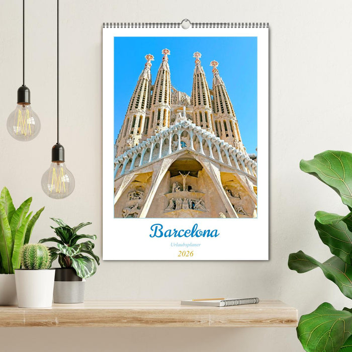 Barcelona - Urlaubsplaner (CALVENDO Wandkalender 2026)