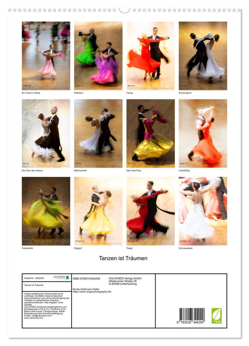 Tanzen ist Träumen (CALVENDO Premium Wandkalender 2026)