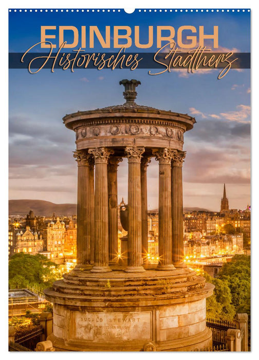 EDINBURGH Historisches Stadtherz (CALVENDO Wandkalender 2026)