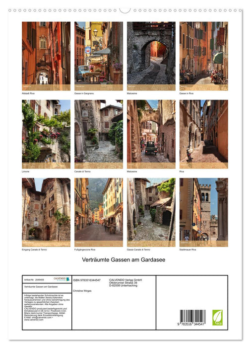 Verträumte Gassen am Gardasee (CALVENDO Premium Wandkalender 2026)