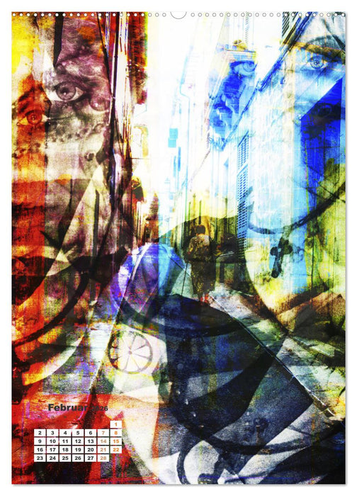 UrbanArt Mensch und Stadt in der Kunst (CALVENDO Wandkalender 2026)
