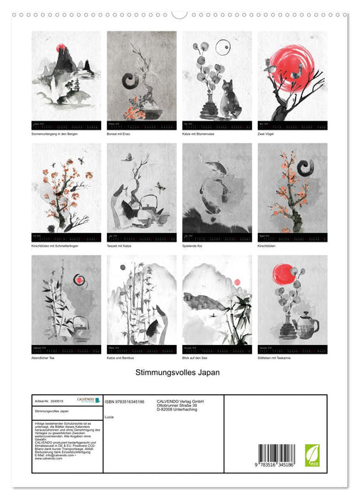Stimmungsvolles Japan (CALVENDO Premium Wandkalender 2026)