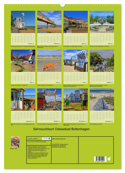 Sehnsuchtsort Ostseebad Boltenhagen (CALVENDO Wandkalender 2026)