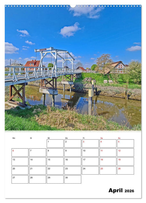 Frühling im Alten Land - Baumblütenzeit (CALVENDO Wandkalender 2026)