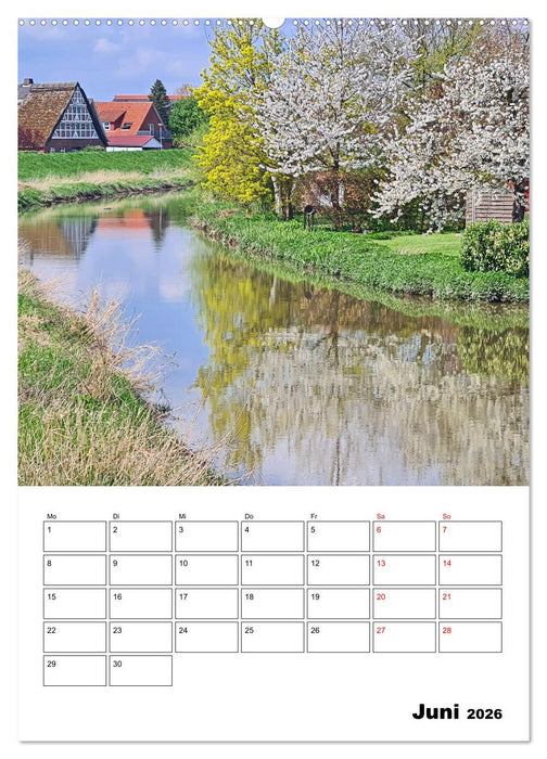 Frühling im Alten Land - Baumblütenzeit (CALVENDO Wandkalender 2026)