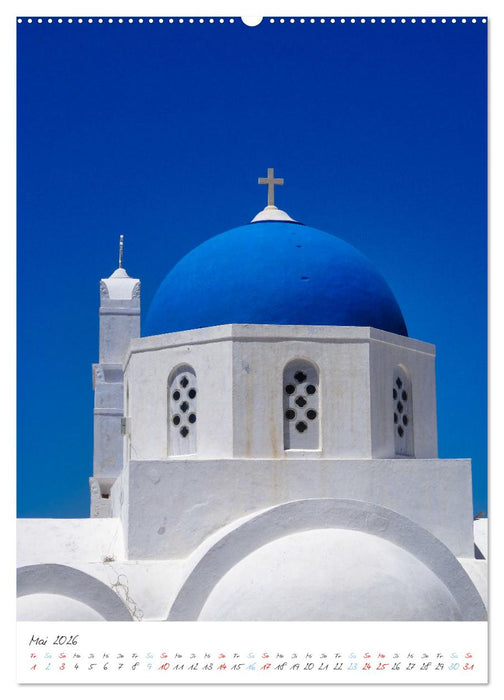 Santorini im Focus (CALVENDO Premium Wandkalender 2026)