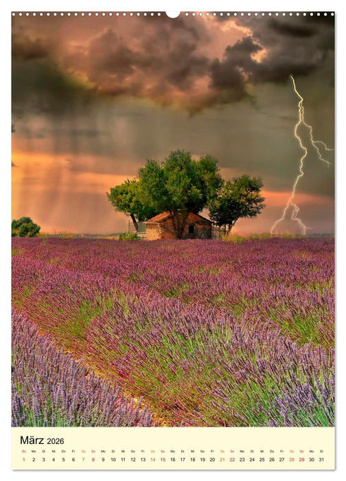 Provence Lavendel Paradies (CALVENDO Premium Wandkalender 2026)