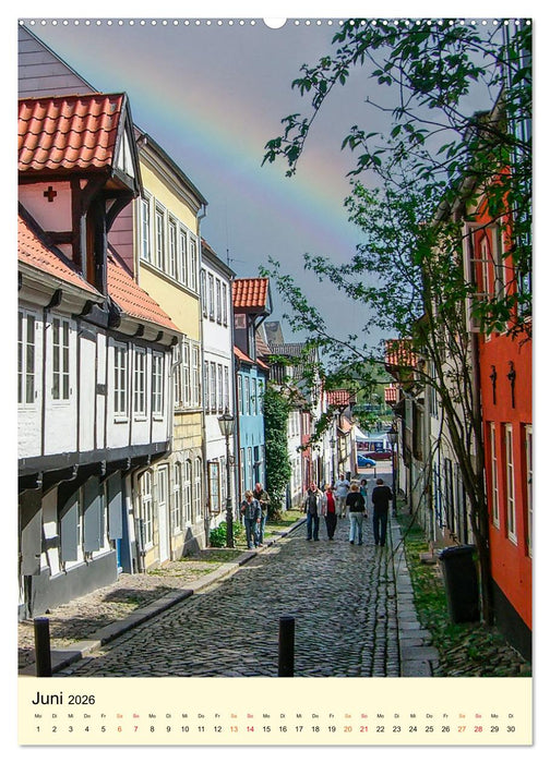 Flensburg - so bezaubernd (CALVENDO Wandkalender 2026)