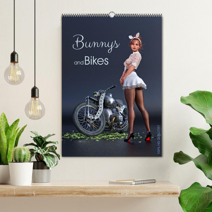 Bunnys and Bikes (CALVENDO Wandkalender 2026)