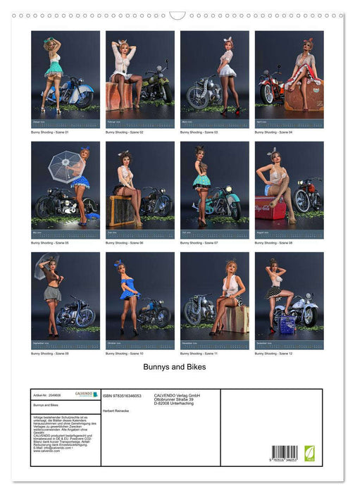 Bunnys and Bikes (CALVENDO Wandkalender 2026)