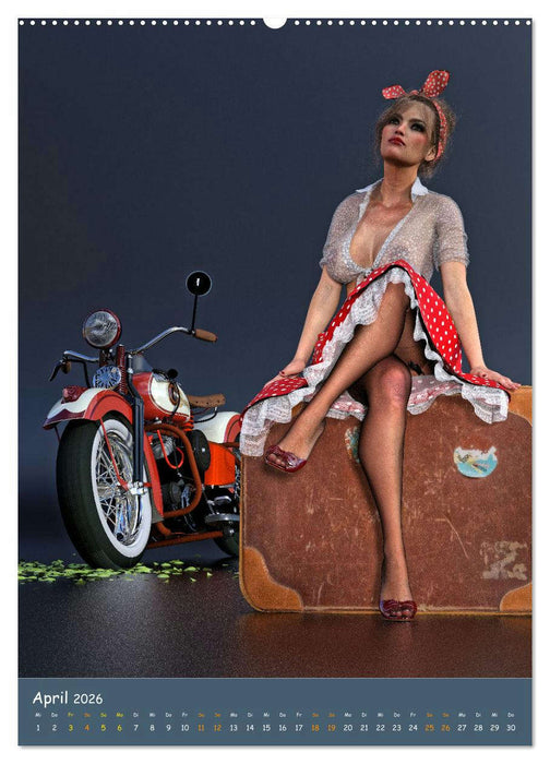 Bunnys and Bikes (CALVENDO Wandkalender 2026)