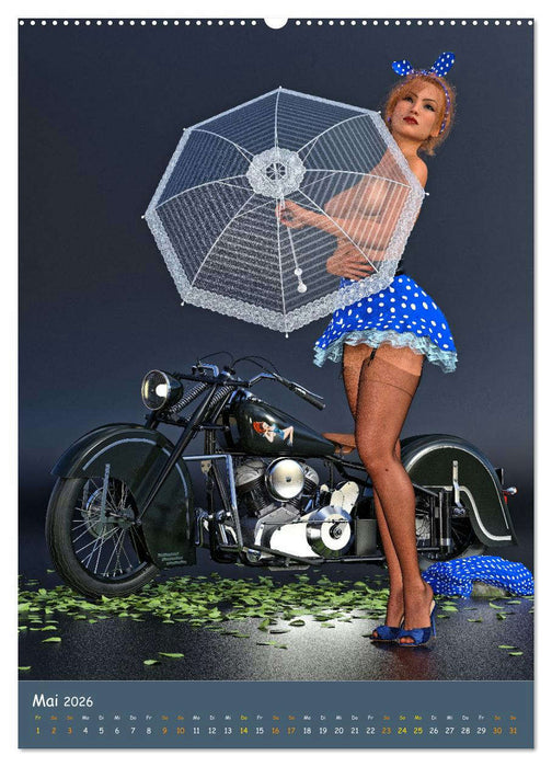 Bunnys and Bikes (CALVENDO Wandkalender 2026)