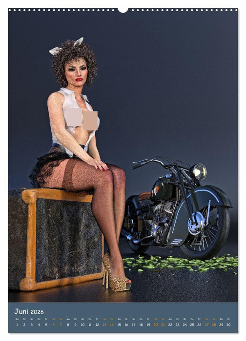 Bunnys and Bikes (CALVENDO Wandkalender 2026)