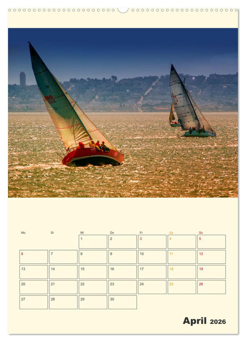Segeln bis zum Horizont (CALVENDO Premium Wandkalender 2026)