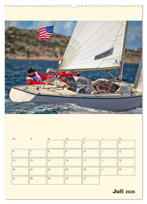 Segeln bis zum Horizont (CALVENDO Premium Wandkalender 2026)