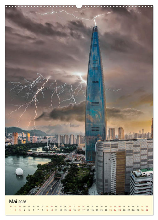 Metropolen im Blitzlicht (CALVENDO Wandkalender 2026)