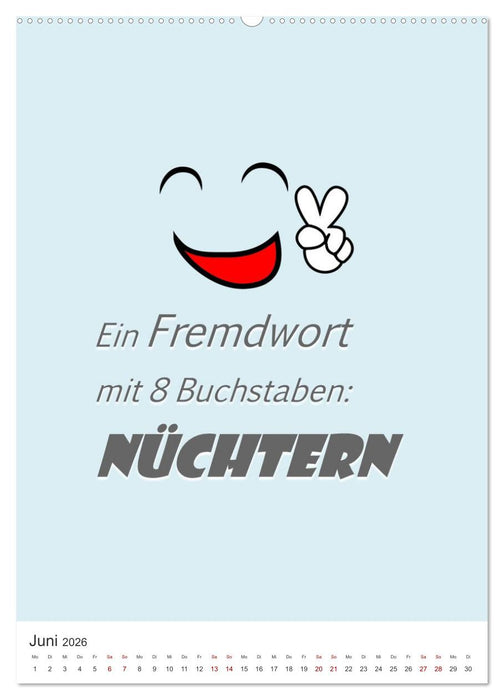 TRINKSPRÜCHE rund um Bier, Wein und Co. … (CALVENDO Premium Wandkalender 2026)