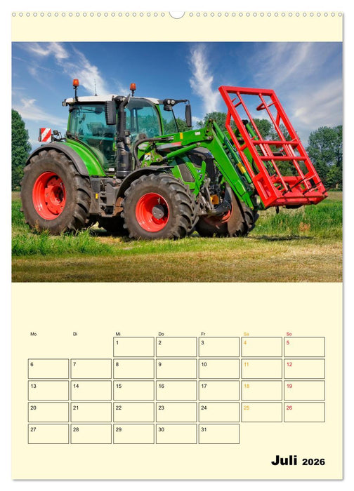 Traktor Giganten (CALVENDO Premium Wandkalender 2026)