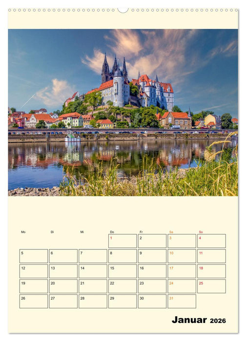 Mein Sachsen (CALVENDO Premium Wandkalender 2026)