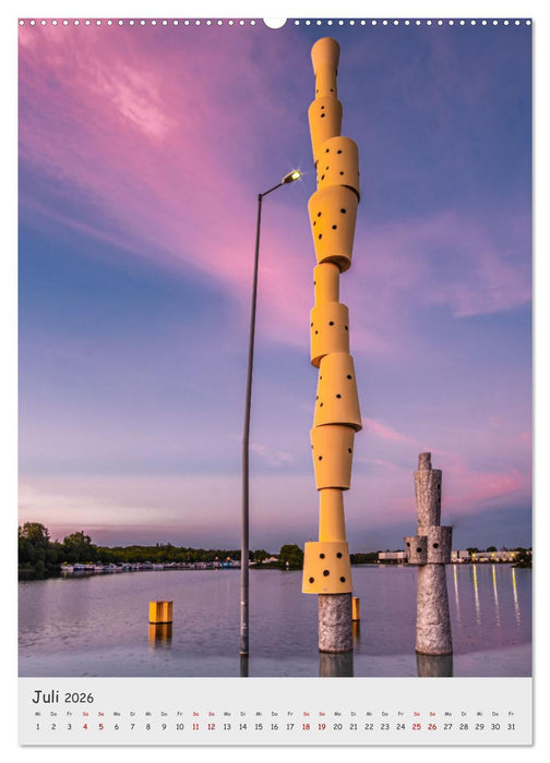 Kunst an Emscher und Kanal (CALVENDO Premium Wandkalender 2026)