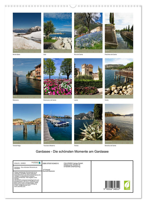 Gardasee - Die schönsten Momente am Gardasee (CALVENDO Premium Wandkalender 2026)