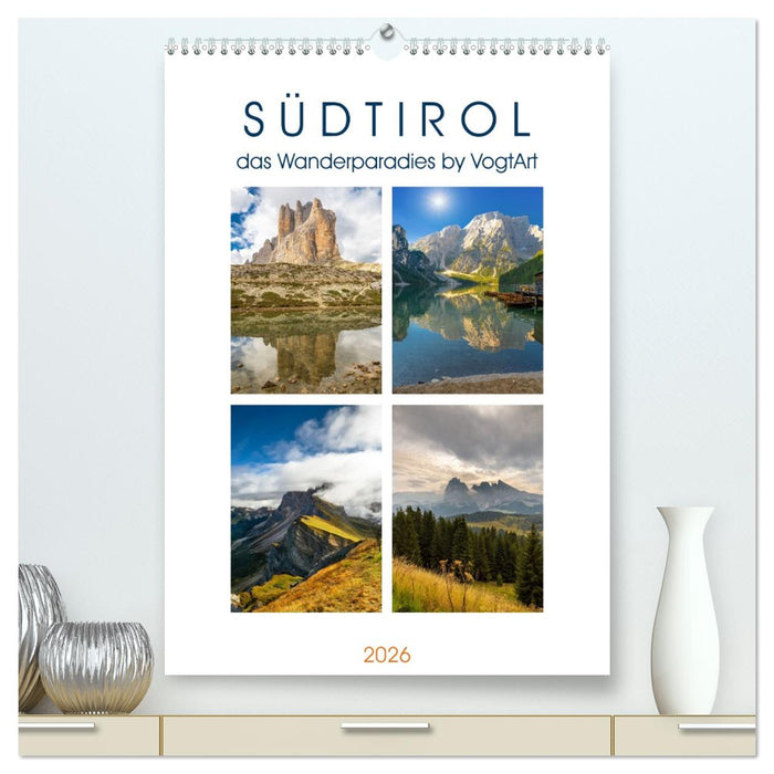 Südtirol, das Wanderparadies (CALVENDO Premium Wandkalender 2026)