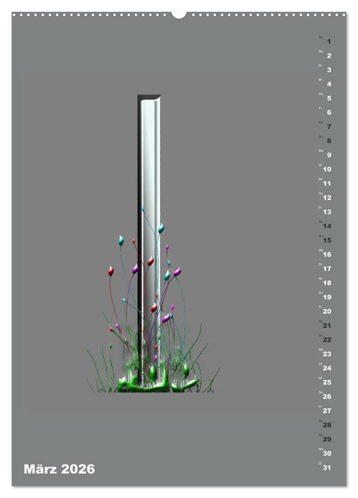 Germanische Runen (CALVENDO Premium Wandkalender 2026)