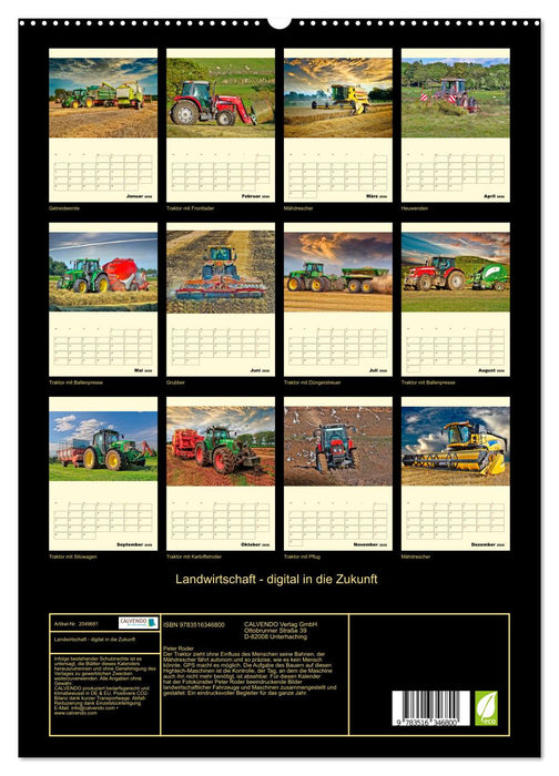 Landwirtschaft - digital in die Zukunft (CALVENDO Premium Wandkalender 2026)
