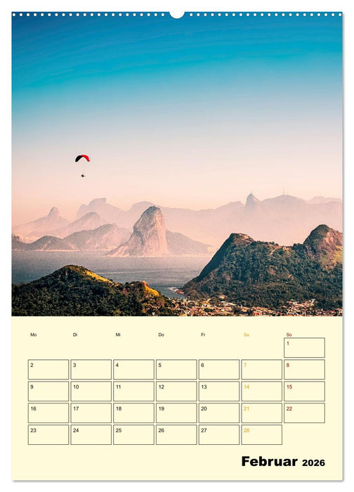 Paragliding - extrem aufregend (CALVENDO Wandkalender 2026)