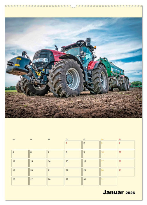Traktor Giganten (CALVENDO Wandkalender 2026)