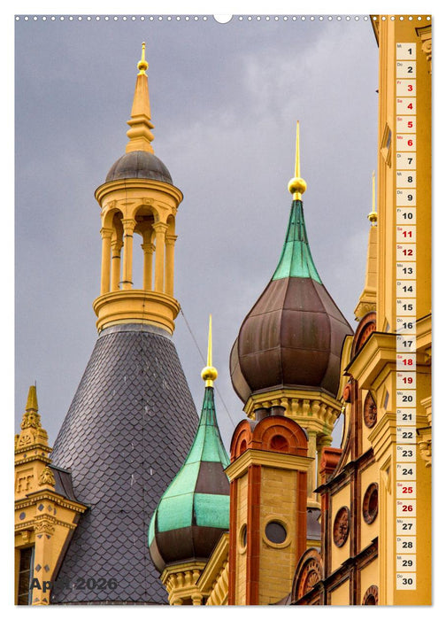 Schweriner Schloss - Impressionen aus Mecklenburg-Vorpommern (CALVENDO Premium Wandkalender 2026)