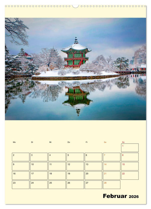 Südkorea - Tradition und Hightech (CALVENDO Wandkalender 2026)