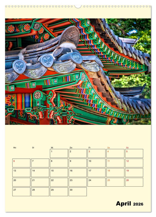 Südkorea - Tradition und Hightech (CALVENDO Wandkalender 2026)