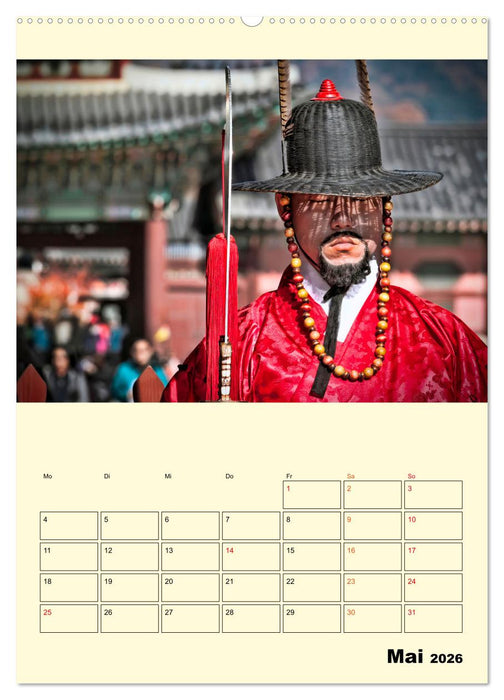 Südkorea - Tradition und Hightech (CALVENDO Wandkalender 2026)