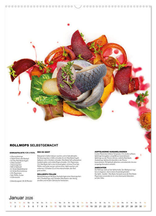Mach den Teller voll 2026 (CALVENDO Wandkalender 2026)