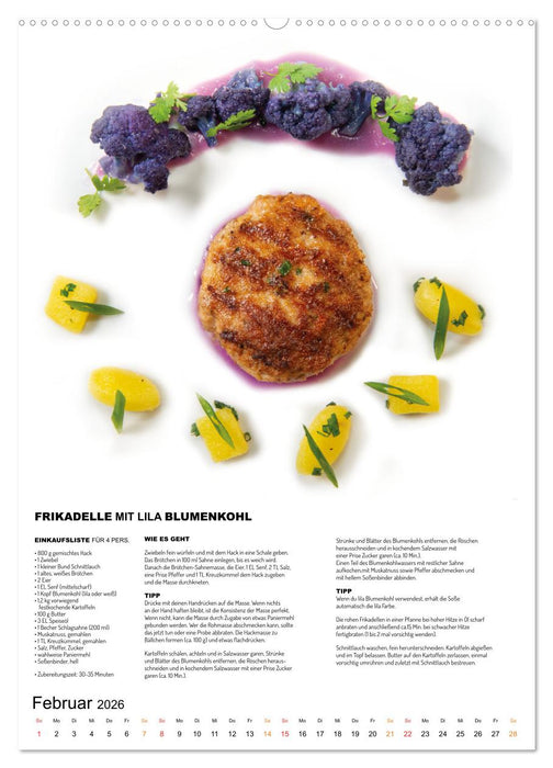 Mach den Teller voll 2026 (CALVENDO Wandkalender 2026)