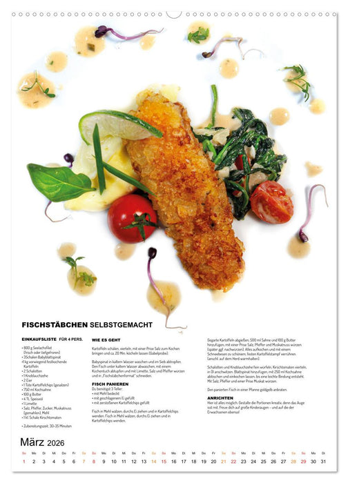 Mach den Teller voll 2026 (CALVENDO Wandkalender 2026)