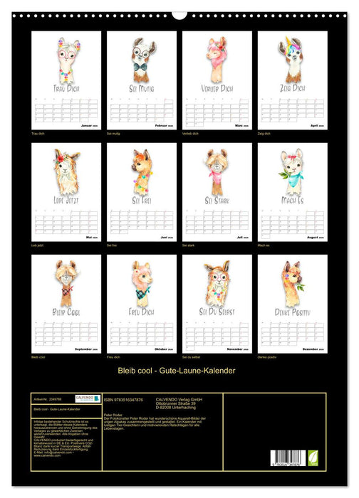 Bleib cool - Gute-Laune-Kalender (CALVENDO Wandkalender 2026)