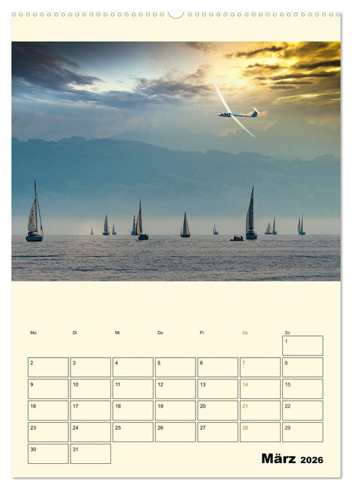 Segelfliegen - dem Himmel ganz nah (CALVENDO Wandkalender 2026)