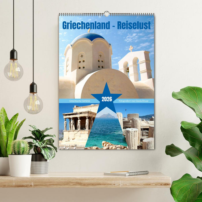 Griechenland - Reiselust (CALVENDO Wandkalender 2026)