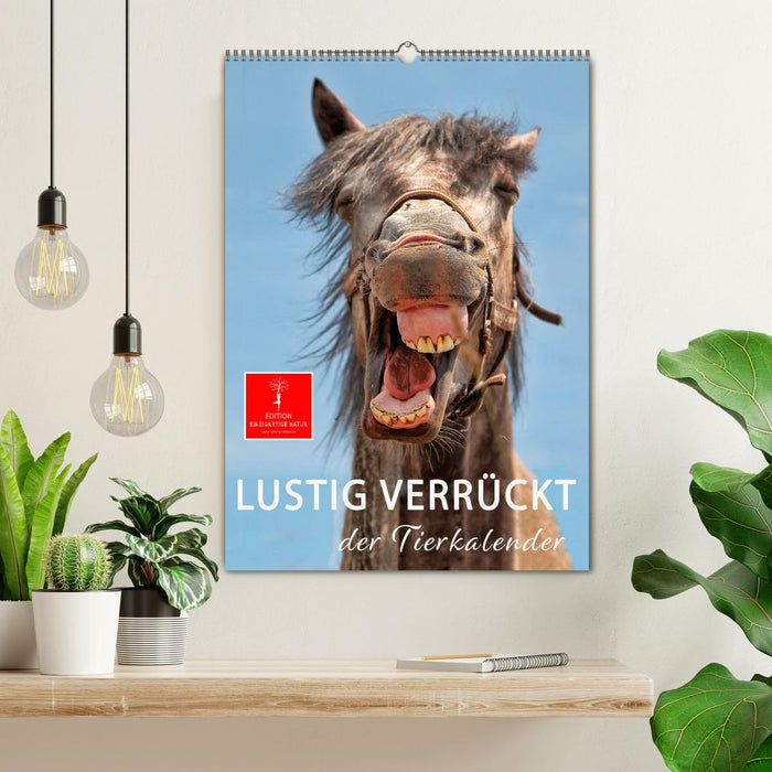 Lustig verrückt - der Tierkalender (CALVENDO Wandkalender 2026)