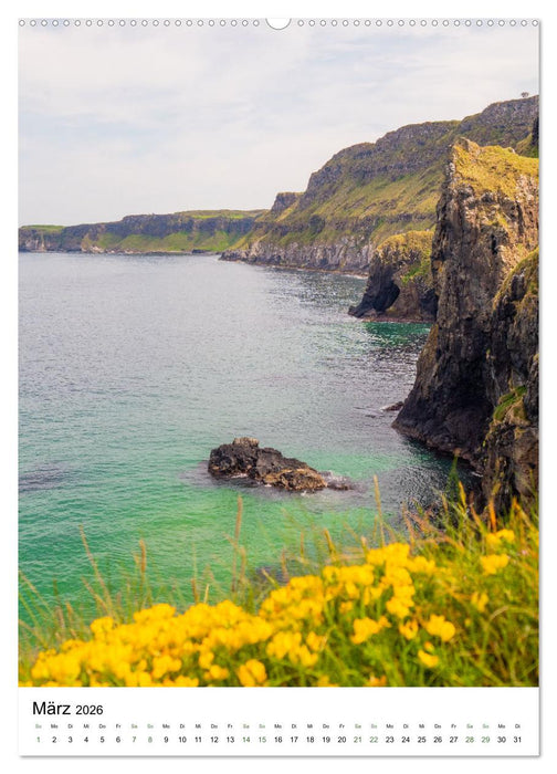 Nordirland - Landschaft, die beeindruckt (CALVENDO Premium Wandkalender 2026)