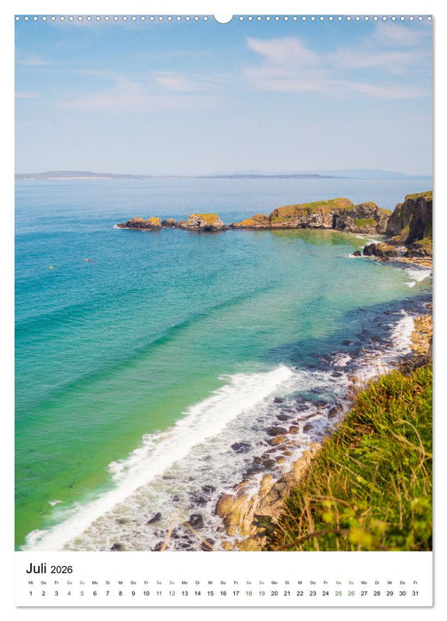 Nordirland - Landschaft, die beeindruckt (CALVENDO Premium Wandkalender 2026)