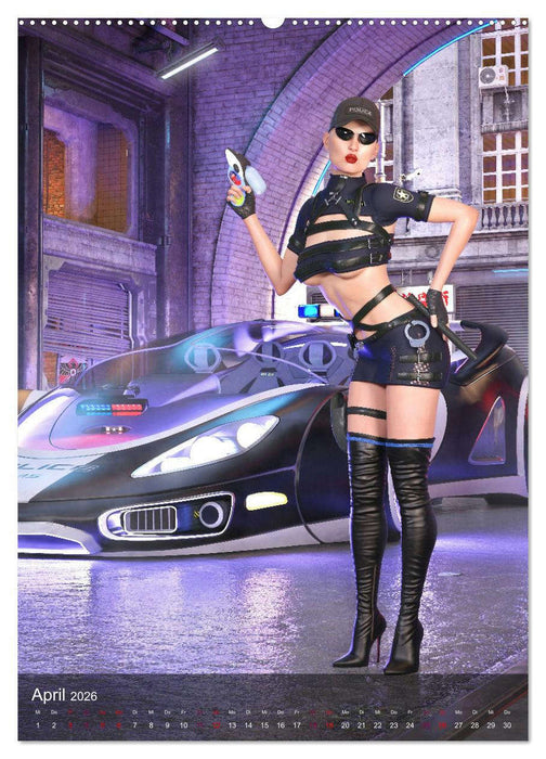 Science Fiction Pin Ups (CALVENDO Premium Wandkalender 2026)