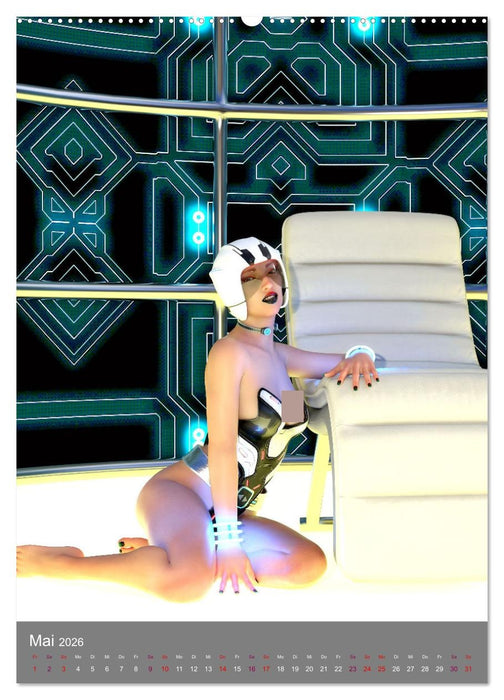 Science Fiction Pin Ups (CALVENDO Premium Wandkalender 2026)