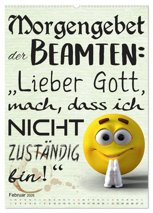 Beamten-Sprüche (CALVENDO Premium Wandkalender 2026)